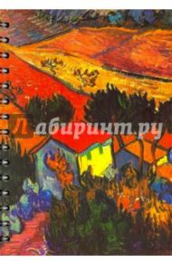 Скетчбук "Ван Гог. Пейзаж с домом и пахарем" (100 листов, А5, нелинованный) (01764)
