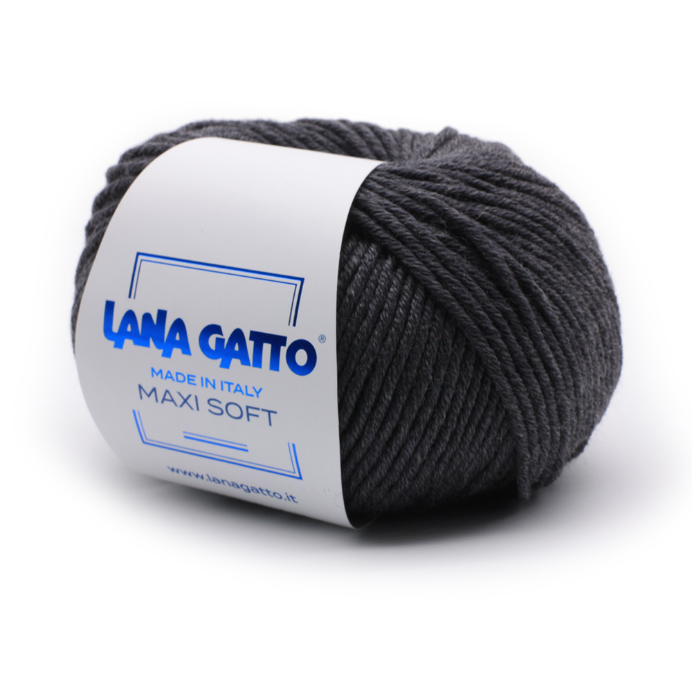 Lana Gatto Maxi soft 20206 Темно-серый меланж
