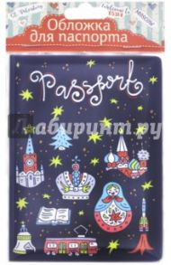 Обложка для паспорта "Московские мотивы" (77104)