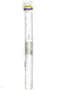 Линейка 30 см Silwerhof пластик прозрачный (160148)
