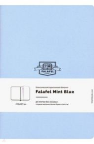 Блокнот 40 листов, A4, нелинованный. "Mint-Blue" молочно-белая бумага (479696)
