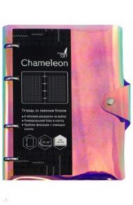 Тетрадь на кольцах 120 листов "Chameleon. Фиолетовый" (ПБП1204598)