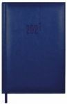 Ежедневник датированный на 2021 год "Сариф-эконом синий" (А5, 176 листов, твёрдый переплёт) (52316)