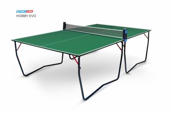 Теннисный стол Hobby Evo green - ультрасовременная модель для использования в помещениях