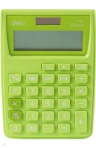 Калькулятор настольный, 12-разрядный, зеленый