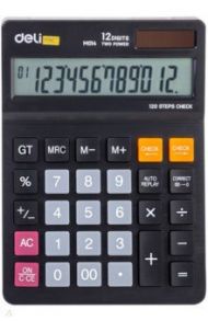 Калькулятор настольный 12-разрядный, черный