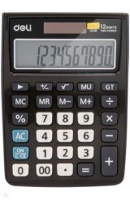 Калькулятор настольный 12-разрядный, черный