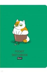 Pocket скетчбук. Кот