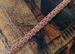 Позолоченный браслет с оригинальным плетением змейкой (арт. 2503641)