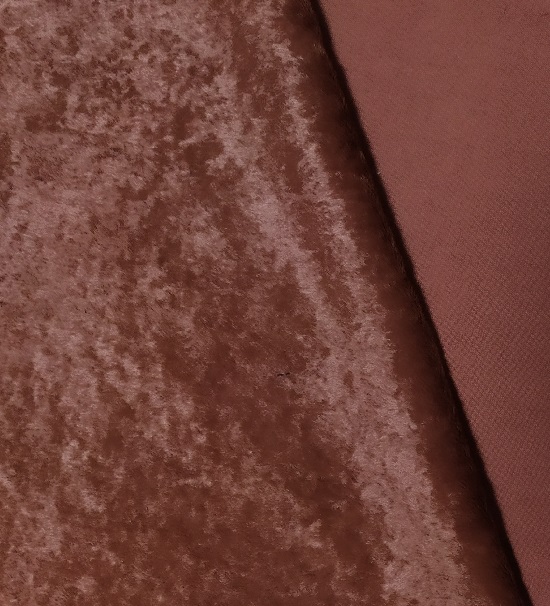 MP190-925 Вискоза прямая, гладкая 6 мм, цвет-коричнево-красный