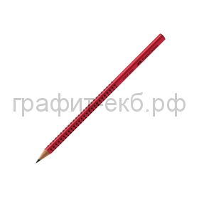 Карандаш ч/г Faber-Castell Grip 2001 B красный 517021