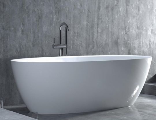 Отдельностоящая каменная ванна Salini Alda Nuova 160х70 схема 3