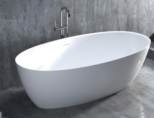 Отдельностоящая каменная ванна Salini Alda Nuova 160х80 схема 5