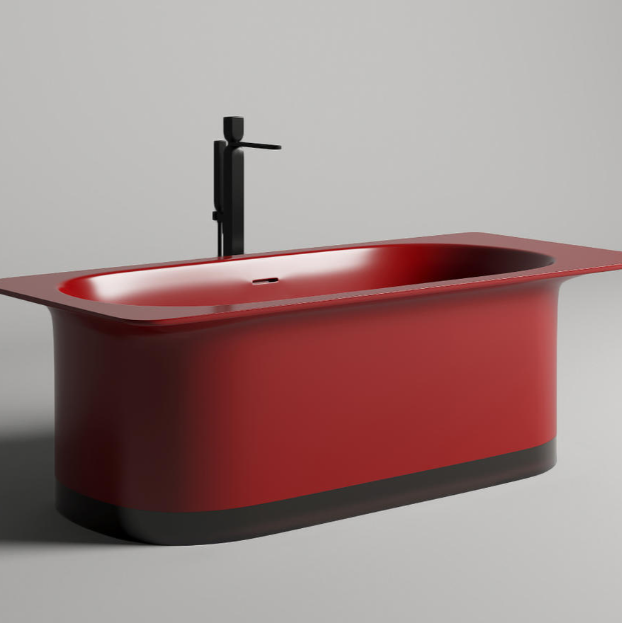 Отдельностоящая ванна Salini Ninfea с матовой поверхностью 180х82 схема 5