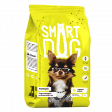 Smart Dog сухой корм для взрослых собак, с курицей и рисом, 18 кг