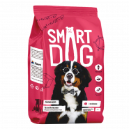 Smart Dog сухой корм для взрослых собак крупных пород, с ягненком, 18 кг