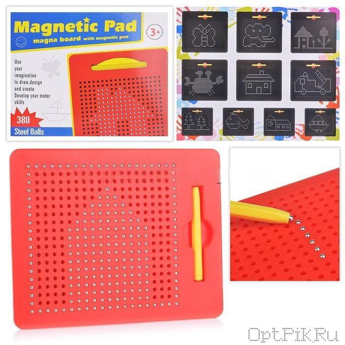 Магнитный планшет для рисования 380 шариков Magnetic pad
