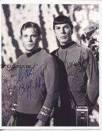 Автографы: Леонард Нимой, Уильям Шетнер. Star Trek / Звездный путь. Редкость