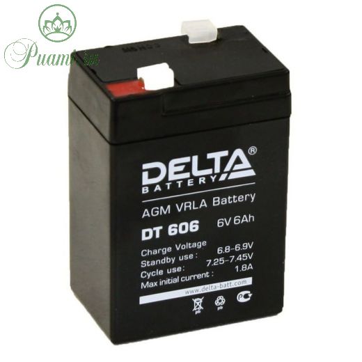 Аккумуляторная батарея Delta 6 Ач 6 Вольт DT 606