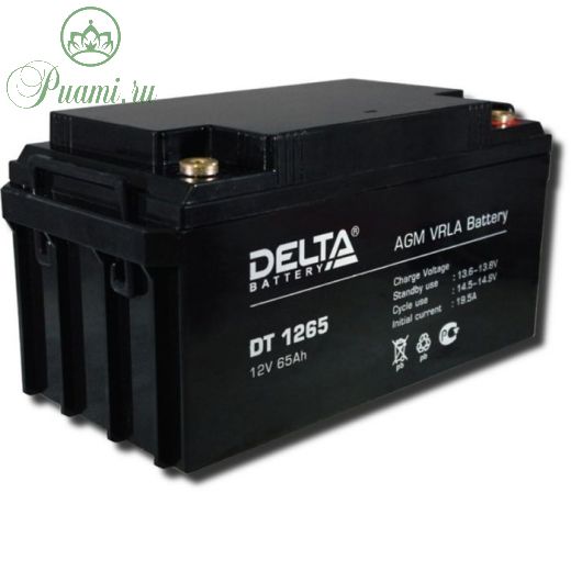 Аккумуляторная батарея Delta DT1265, 12 В, 65 А/ч