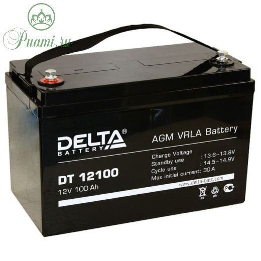 Аккумуляторная батарея Delta 100 Ач 12 Вольт DT 12100