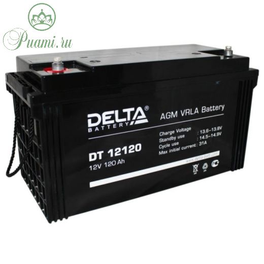 Аккумуляторная батарея Delta DT12120, 12 В, 120 А/ч