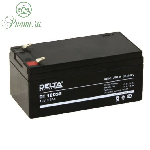 Аккумуляторная батарея Delta 3,3 Ач 12 Вольт DT 12032
