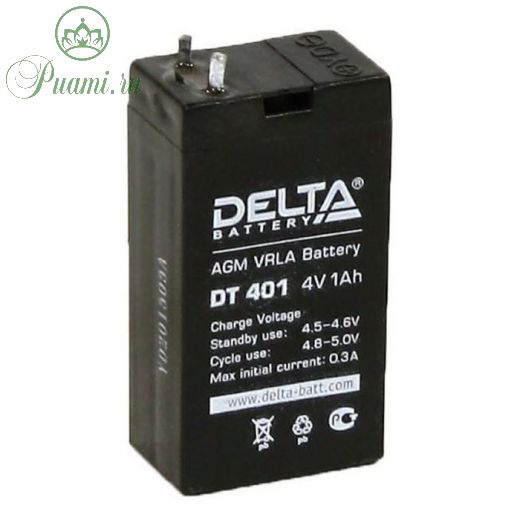 Аккумуляторная батарея Delta 1 Ач 4 Вольт DT 401