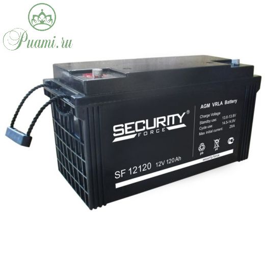 Аккумуляторная батарея Security Force SF 12120, 12 В, 120 А/ч