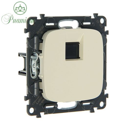 Розетка комп. Legrand Valena ALLURE 753840, RJ45, одноместная, скрытая, слоновая кость