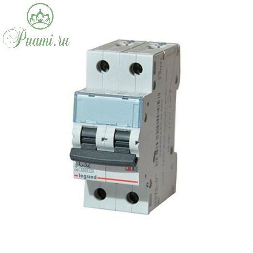 Выключатель авт. мод. Legrand, 2п, C 20А TX3, 6кА 404043