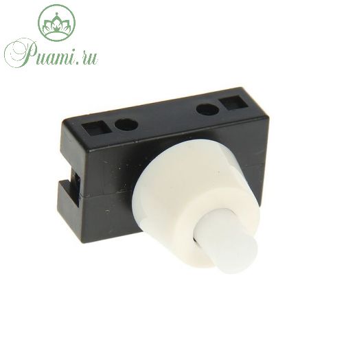 Выключатель-кнопка REXANT PBS-17A, 250 В, 2А (2с), ON-OFF, белый, для настольной лампы