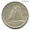 Канада 10 центов 1952