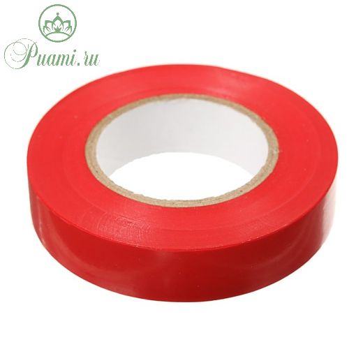 Изолента IEK, ПВХ, 15 мм х 20 м, 130 мкм, красная, UIZ-13-10-K04