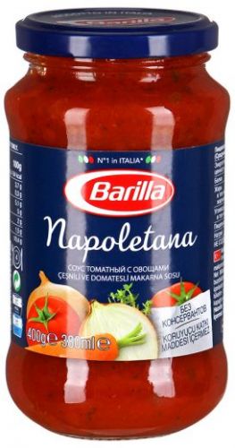 Sous Barilla tomatli tərəvəzli Napoletana, 400 gr