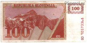 Словения 100 толаров 1990