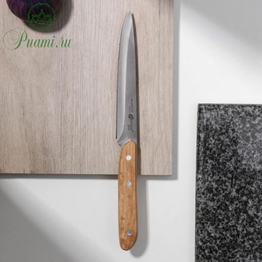 Нож кухонный для мяса Apollo Woodstock, лезвие 12 см