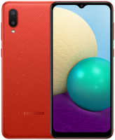 Смартфон Samsung Galaxy A02 2/32 ГБ, красный