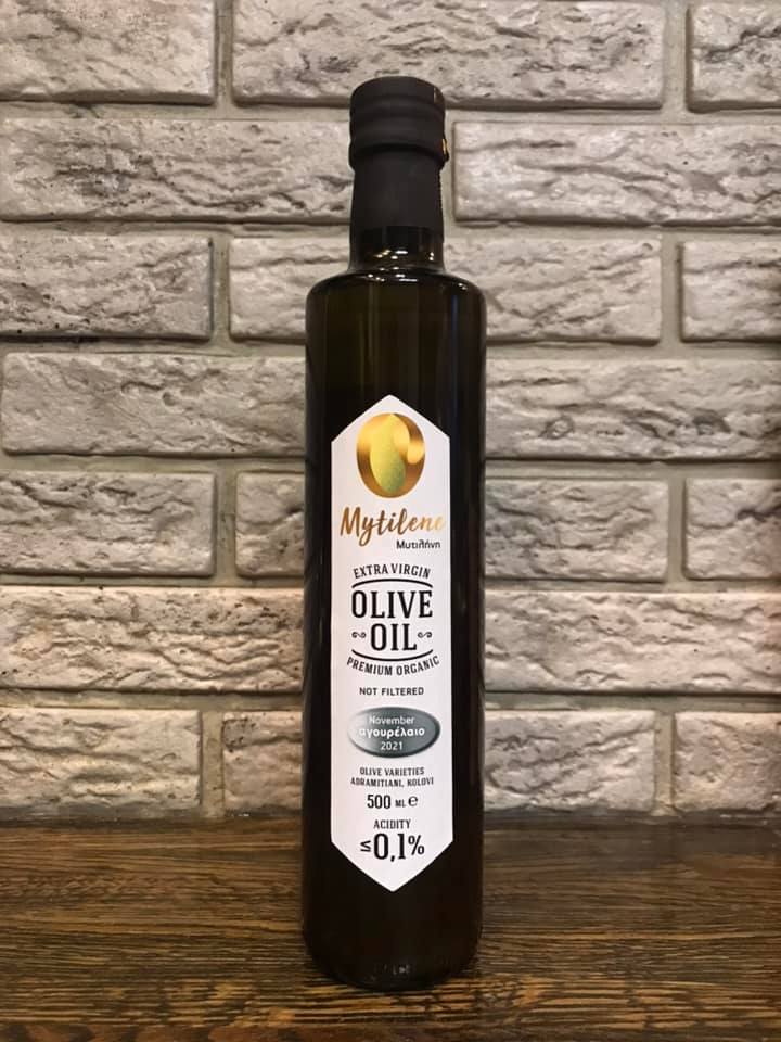 Mytilini оливковое масло нефильтрованное 0.1 кислотность 500 мл