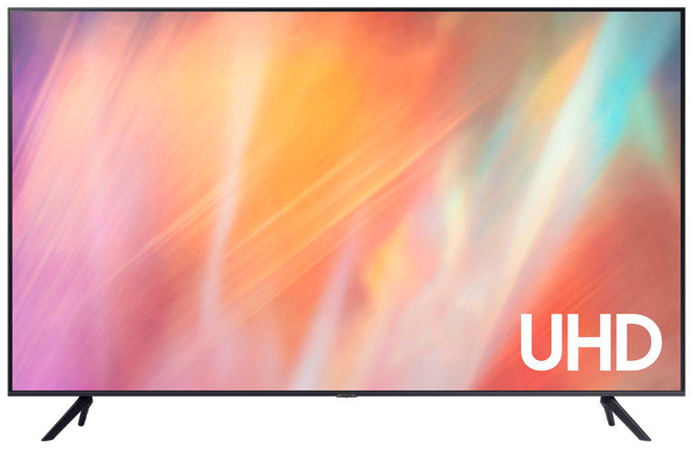 65" Телевизор Samsung UE65AU7100U 2021 LED, HDR RU, черный
