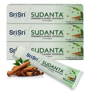 Натуральная зубная паста Суданта, Шри Шри Аюрведа (Toothpaste Sudanta, Sri Sri Ayurveda) 100 гр