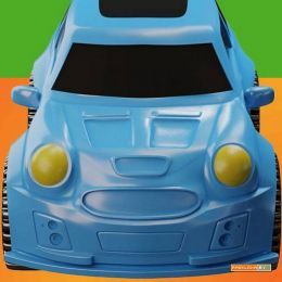 Индуктивная машинка (Inductive Car), Голубой джип, вид 1
