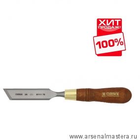 Стамеска косая левая с ручкой Wood Line Plus 26 мм Narex 811176 ХИТ !