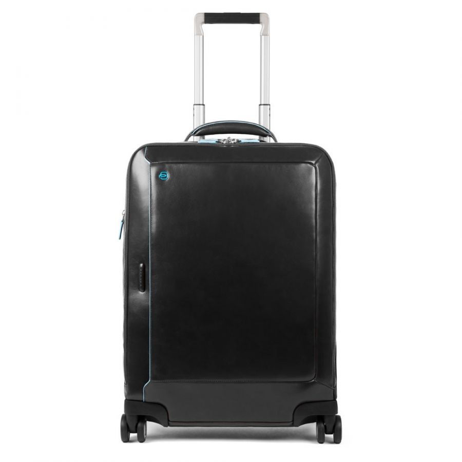 Кожаный чемодан на 4 колесиках Piquadro BV5004B2/N черный