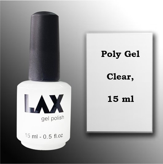 PolyGel "LAX" Clear, 15 мл