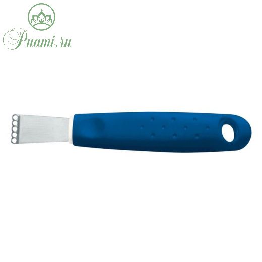 Нож для очистки кожуры цитрусовых, цвет синий