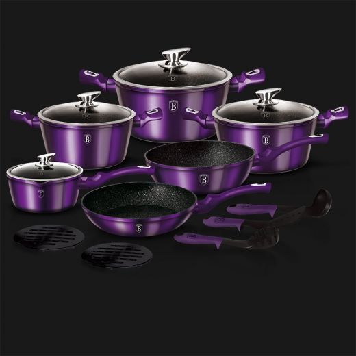Набор посуды 16 пр. BerlingerHaus ВН-1662N Royal Purple Metallic Line