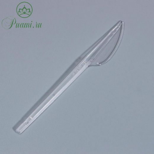 Нож одноразовый прозрачный "Кристаллик"
