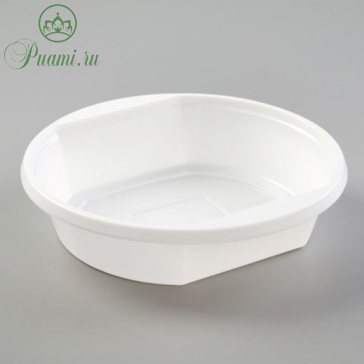 Тарелка одноразовая суповая «Экстра», d=17 см, 500 мл, цвет белый