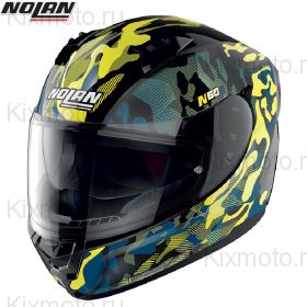 Шлем Nolan N60-6 Foxtrot, Желто-черный